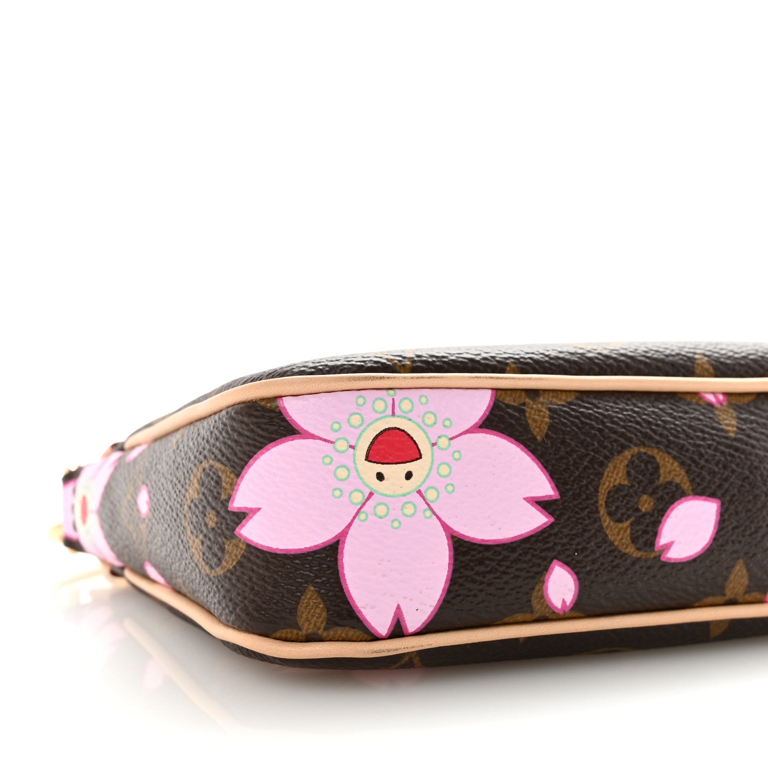 Louis Vuitton LV X TM Monogram Pochette Accessories Sakura Brown 8 of 10