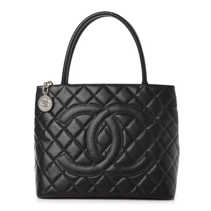 Chanel Caviar Quilted Medallion Tote Black 1 of 10