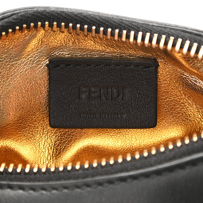 Fendi Vitello Grace Matte Nano Fendigraphy Hobo Charm Black 6 of 9
