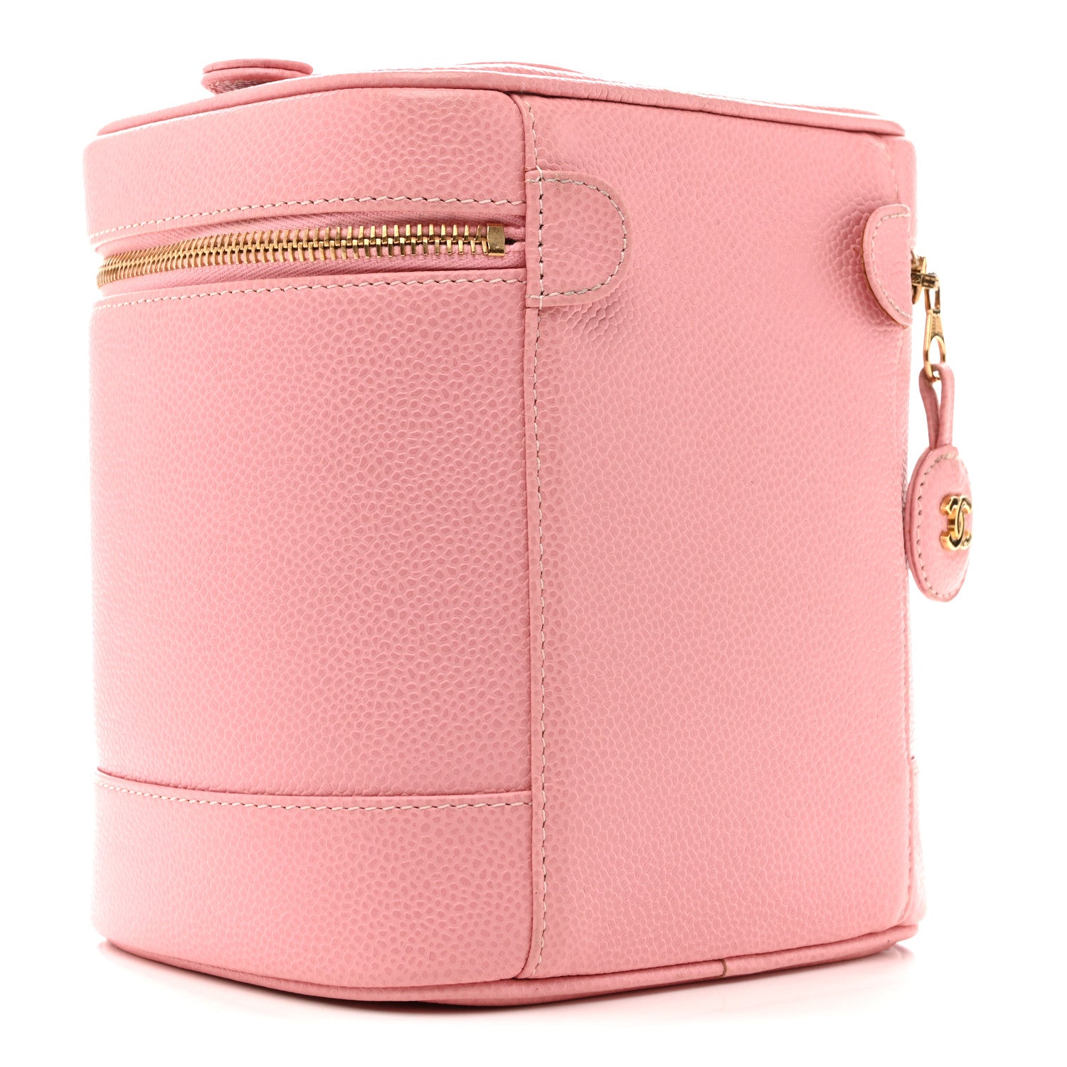 Chanel Caviar Vanity Cosmetic Case Pink 3 of 11