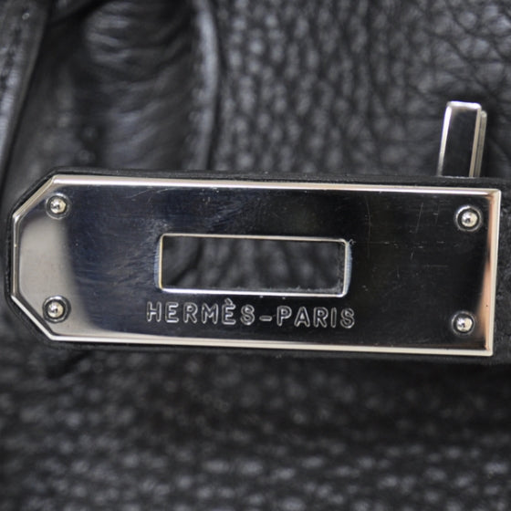 Taurillon Clemence Birkin 35 Noir