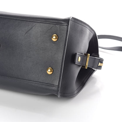Saint Laurent Calfskin Small Classic Y Cabas Navy Blue 8 of 8