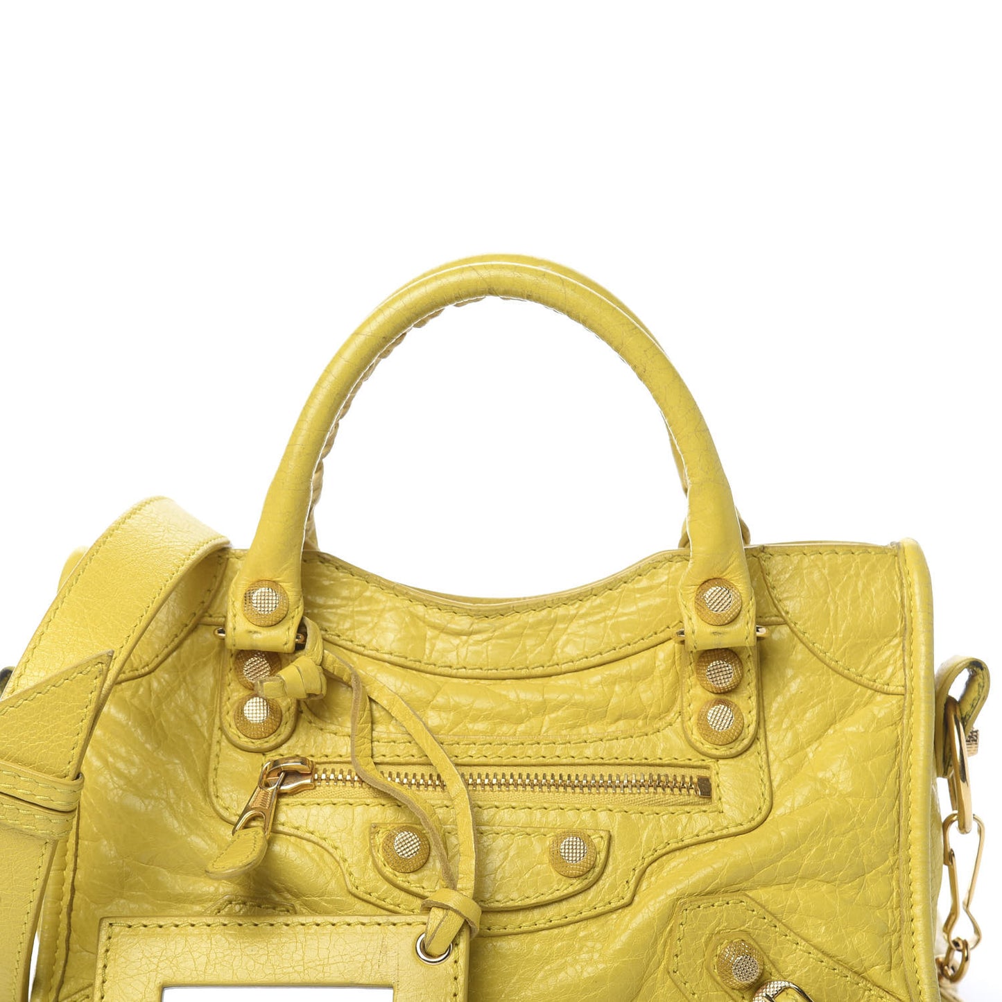 Agneau Giant 12 Gold Hardware Mini City Curry
