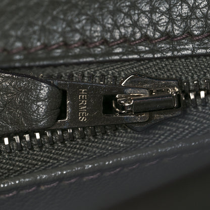 Hermes Taurillon Clemence Kelly Retourne 32 Vert De Gris 19 of 41