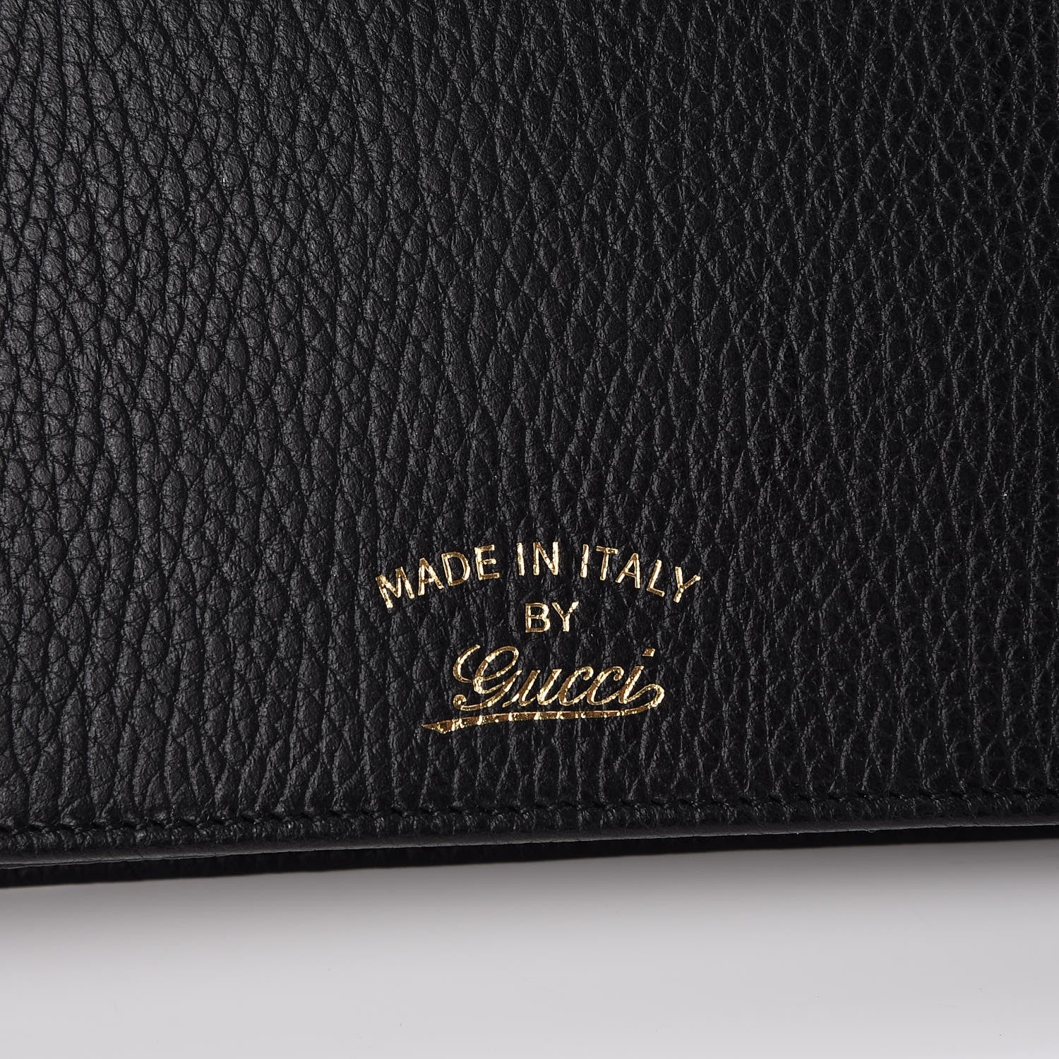 Gucci Dollar Calfskin Mini Swing Wallet Bag Black 8 of 9