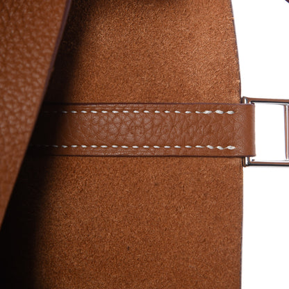 Hermes Taurillon Clemence Picotin Lock 22 MM Gold 7 of 8
