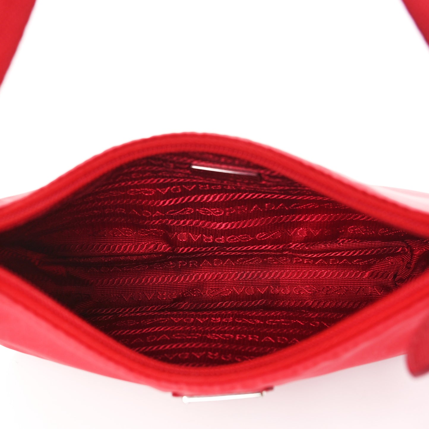 Tessuto Nylon Mini Re-Edition 2000 Bag Rosso