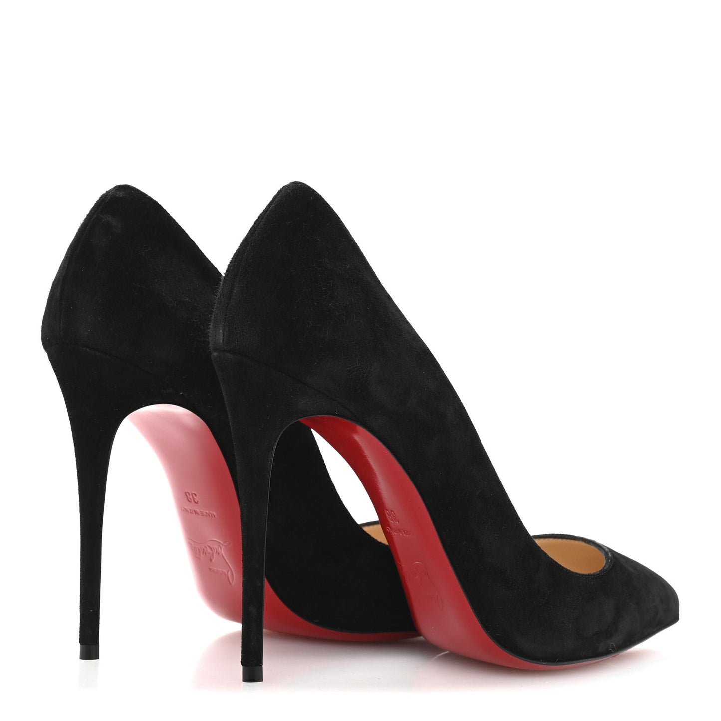 Suede Pigalle Follies 100 Pumps 38 Black