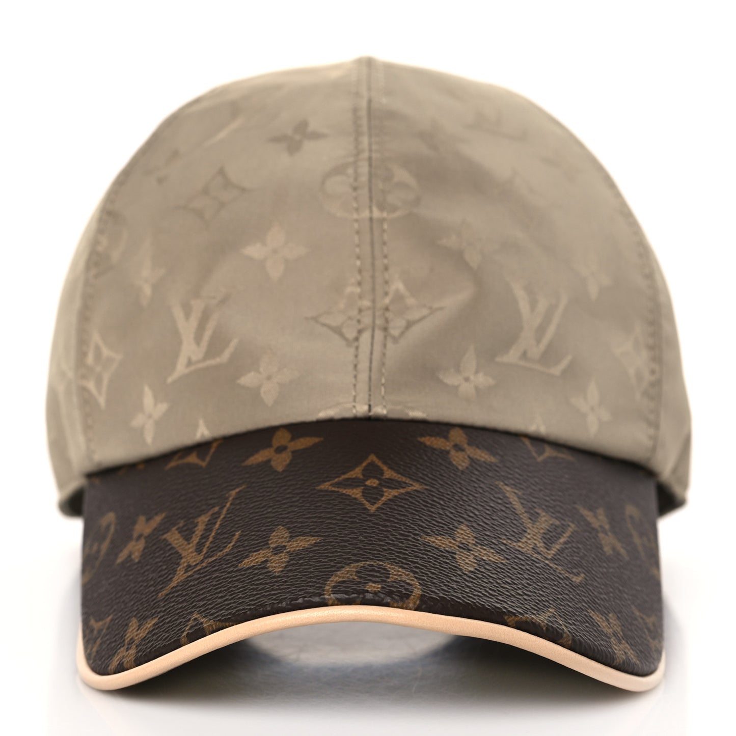 Monogram Polyester Silk LV Get Ready Cap M Beige