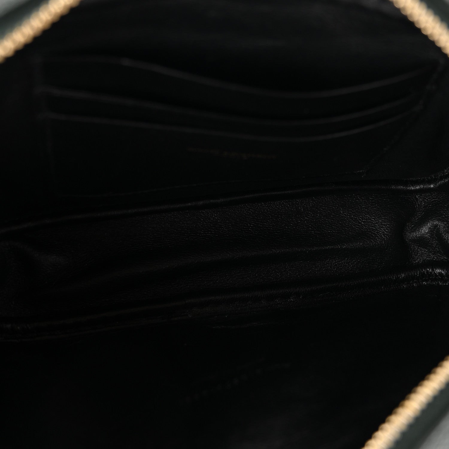 Saint Laurent Grain De Poudre Matelasse Monogram Mini Lou Camera Bag New Vert Fonce 5 of 9