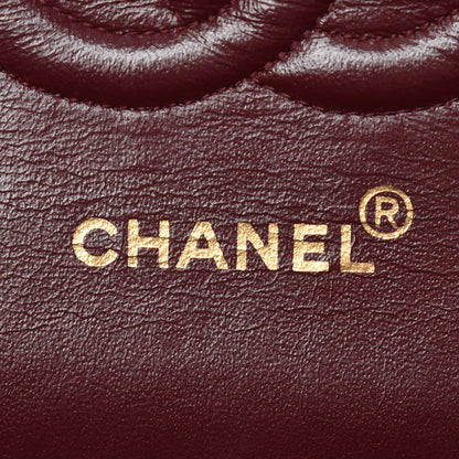 Chanel Lambskin Quilted Medium Double Flap Black 6 of 16