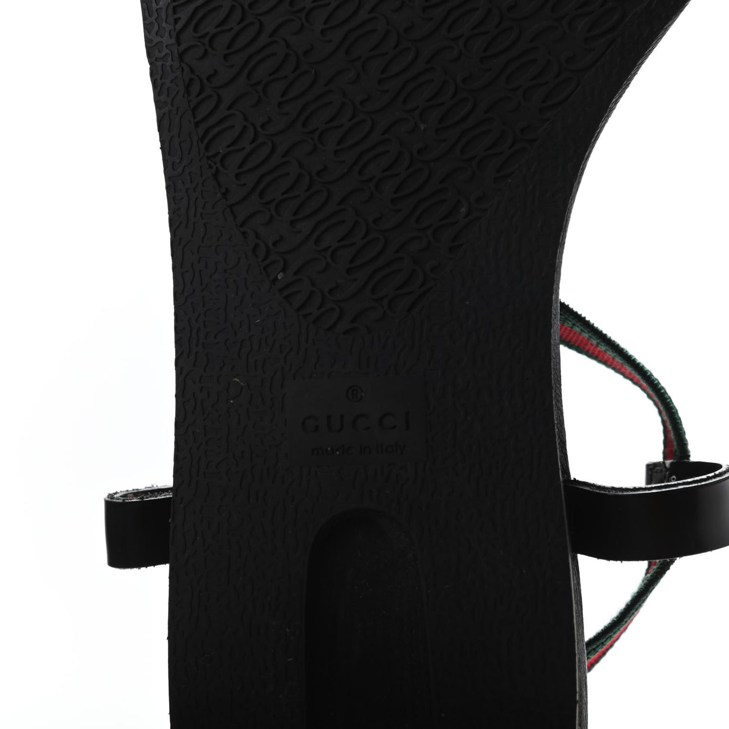 Nappa Web Wimbledon Thong Sandals 36.5 Black
