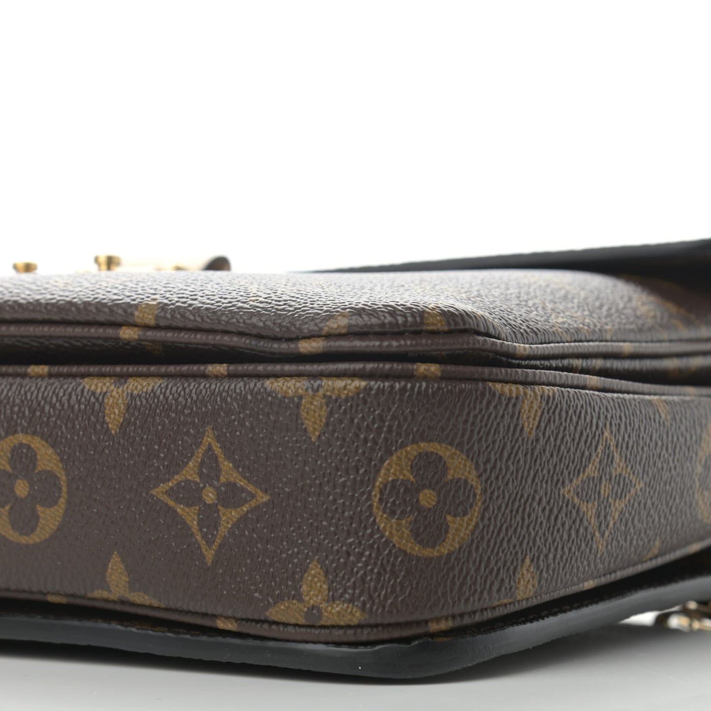Monogram Braided Pochette Metis Creme Beige