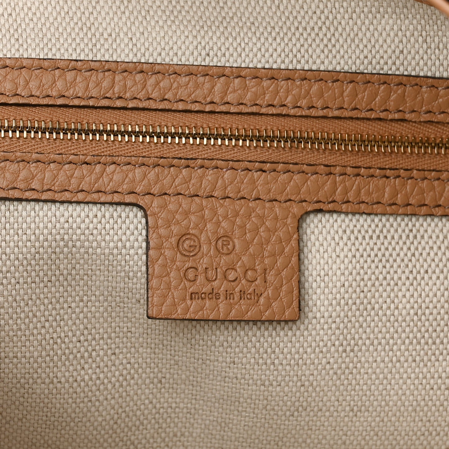 Pebbled Calfskin Medium Soho Chain Shoulder Bag Camelia