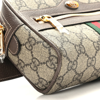 Gucci GG Supreme Monogram Web Small Ophidia Belt Bag 85 34 Dark Brown 9 of 10