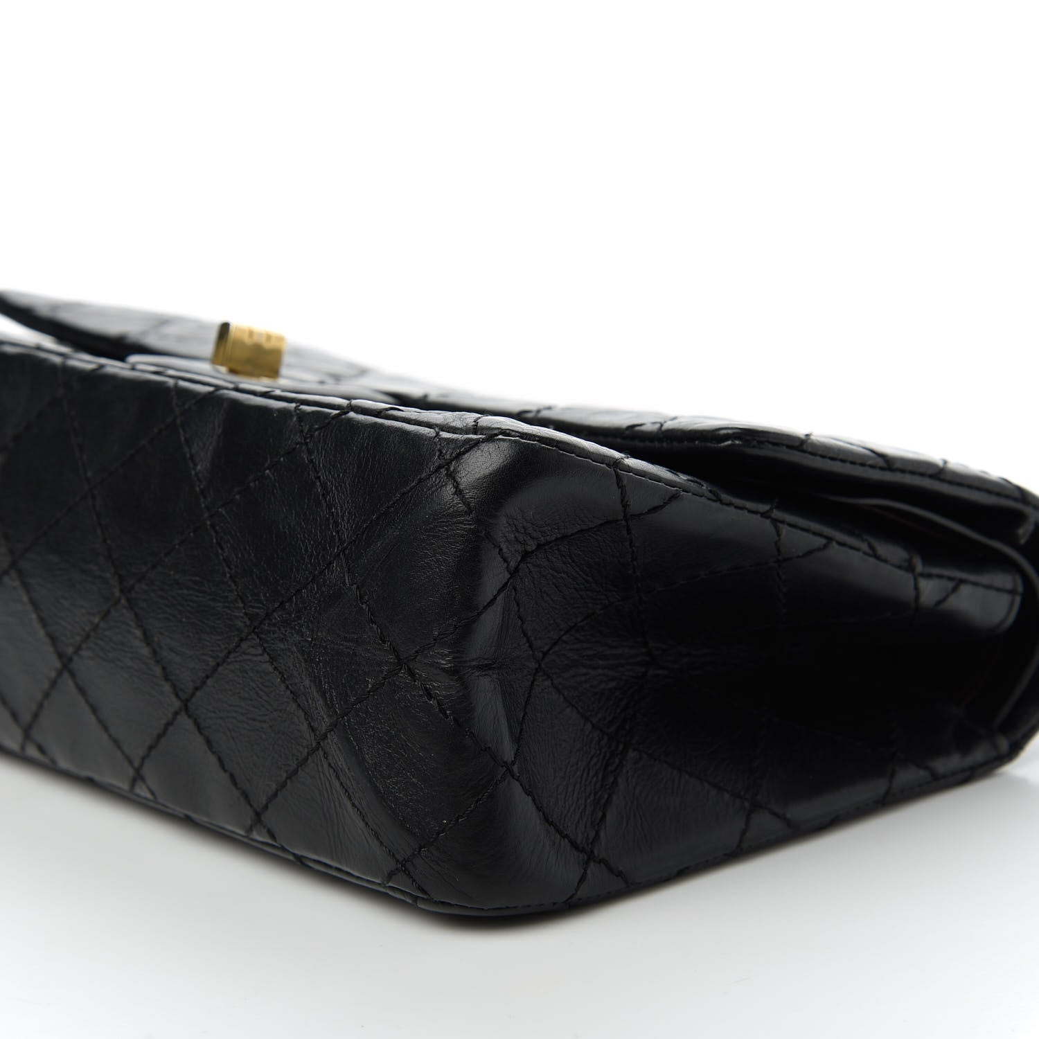 Chanel Aged Calfskin Quilted 2.55 Reissue 225 Flap Black 7 of 12