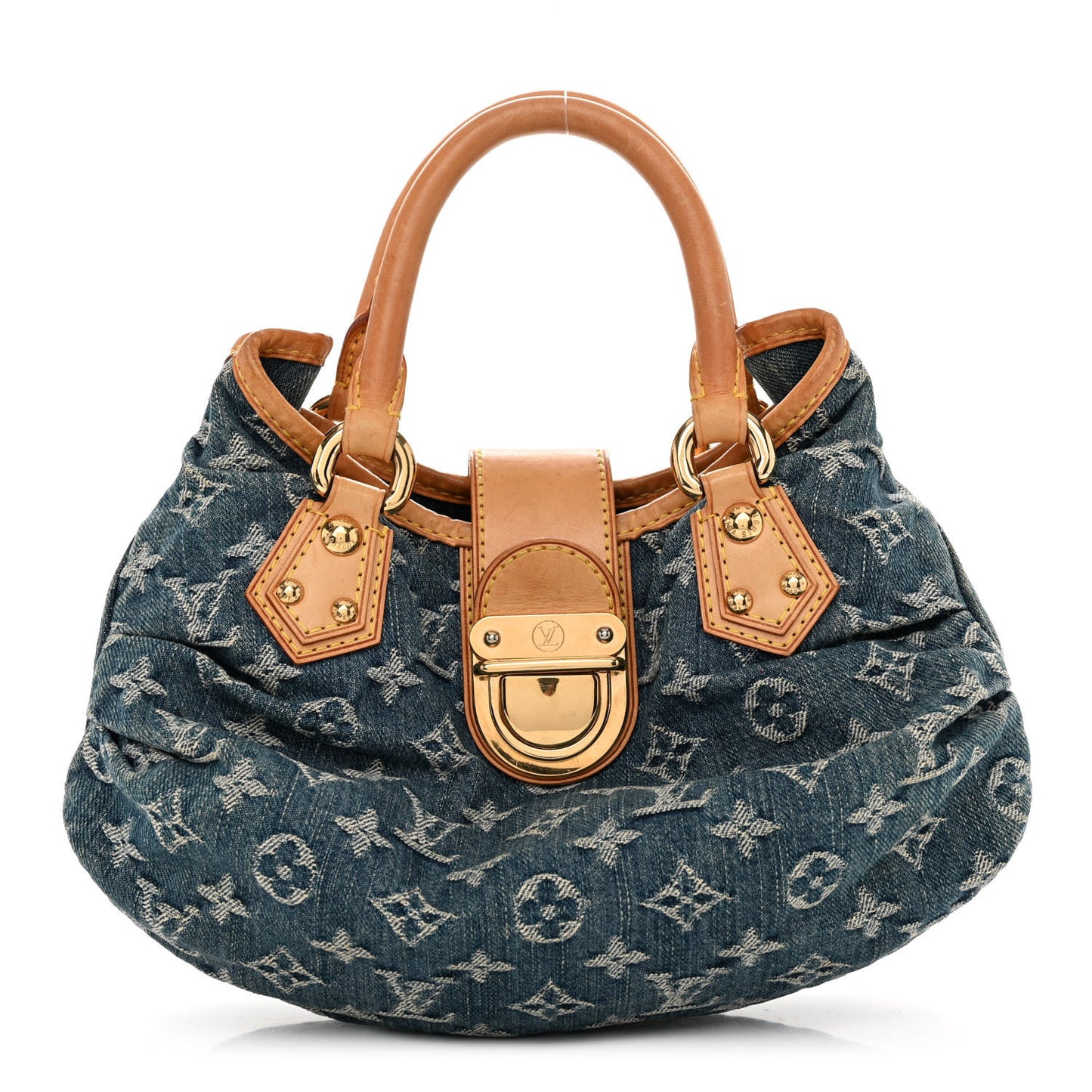 Monogram Denim Pleaty Blue