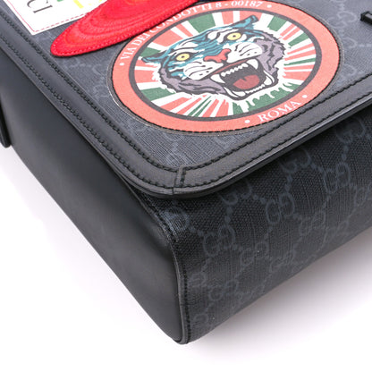 Gucci GG Supreme Monogram Night Courrier Flap Messenger Black Multicolor 10 of 13