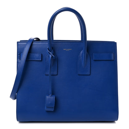 Saint Laurent Calfskin Small Sac De Jour Outremer 1 of 10