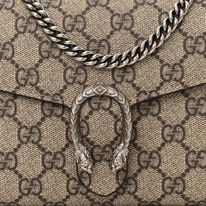 Gucci GG Supreme Monogram Mini Dionysus Chain Wallet Beige Vulcanic Red 8 of 10