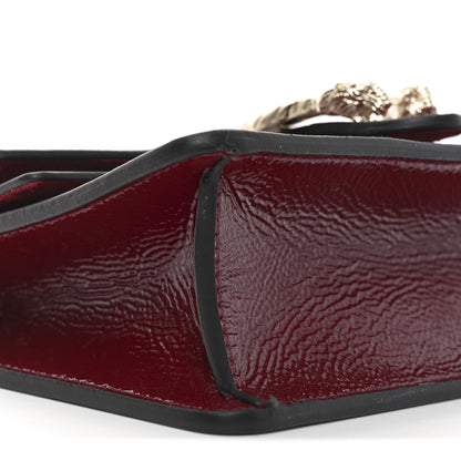 Gucci Crinkled Patent Mini Dionysus Shoulder Bag Rosso Ancora Red 8 of 10