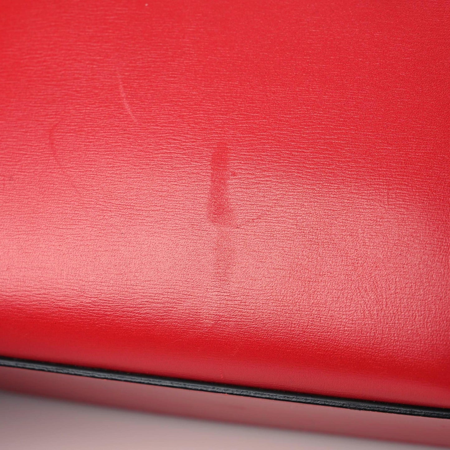 Smooth Calfskin Nano Luggage Red