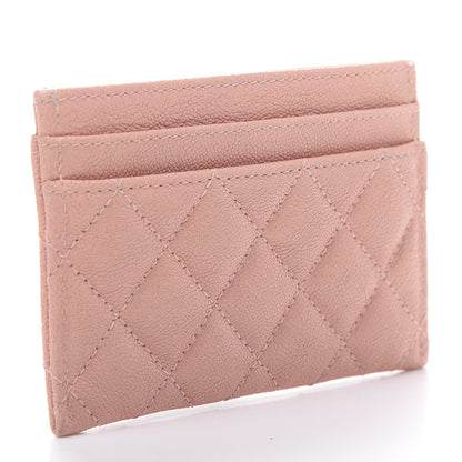 Chanel Caviar Quilted Boy Card Holder Pink 3 of 9