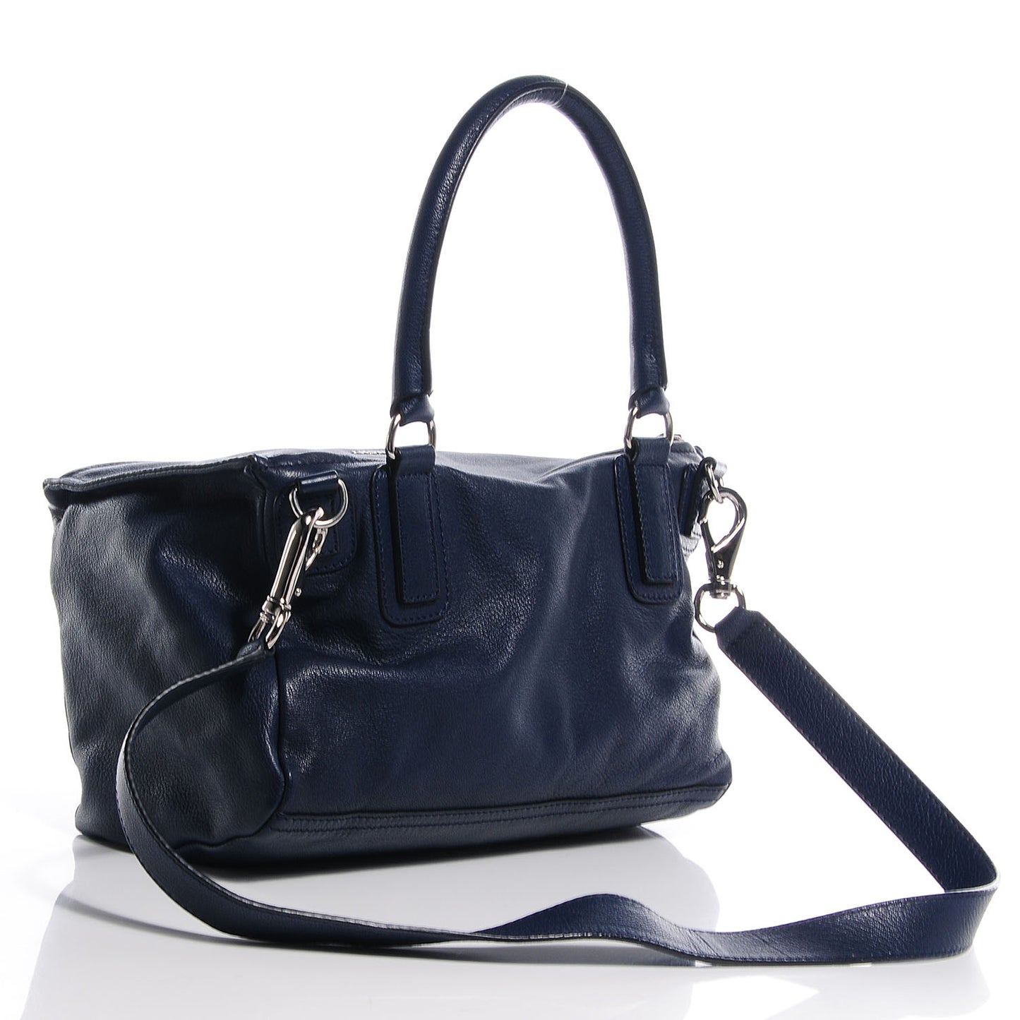 Goatskin Medium Pandora Navy