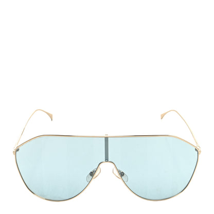 Fendi Metal Aviator Sunglasses FF 0405/S Light Blue 2 of 7