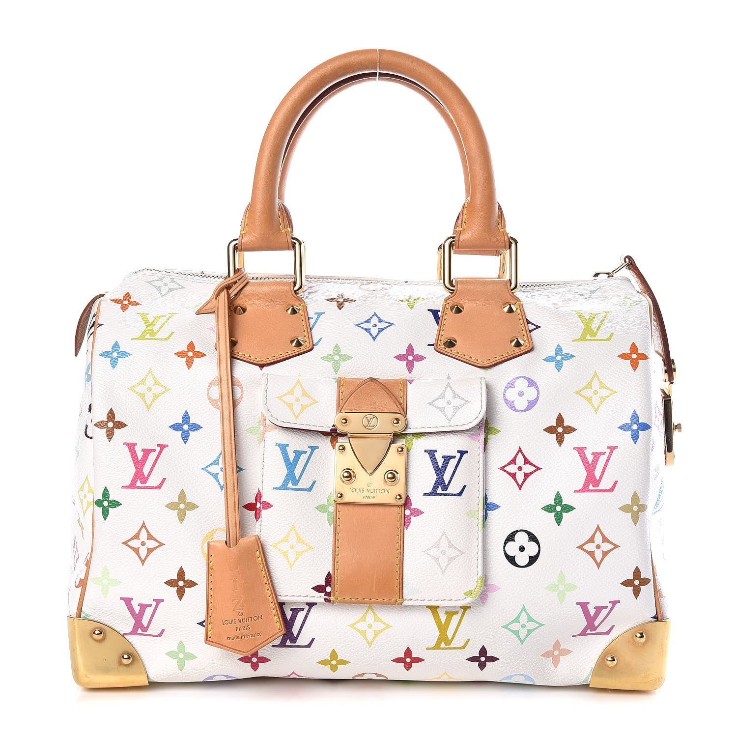 Louis Vuitton Monogram Multicolor Speedy 30 White 1 of 10