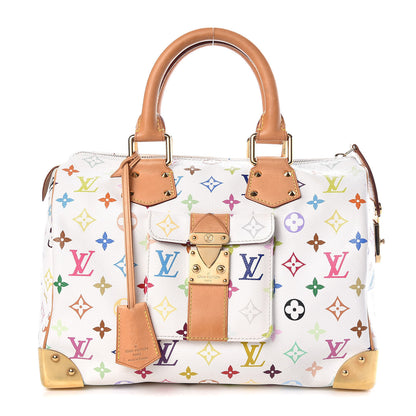 Louis Vuitton Monogram Multicolor Speedy 30 White 1 of 10