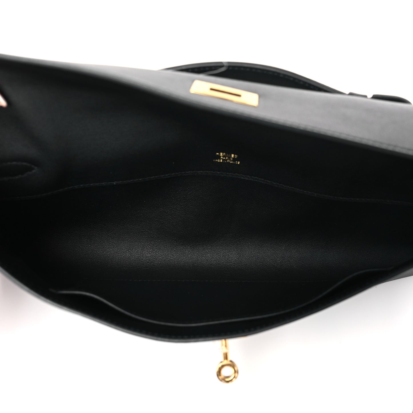 Swift Kelly Cut Clutch Pochette Black