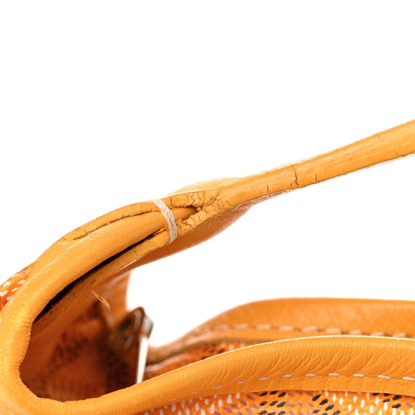 Goyardine Fidji Zip Hobo Yellow