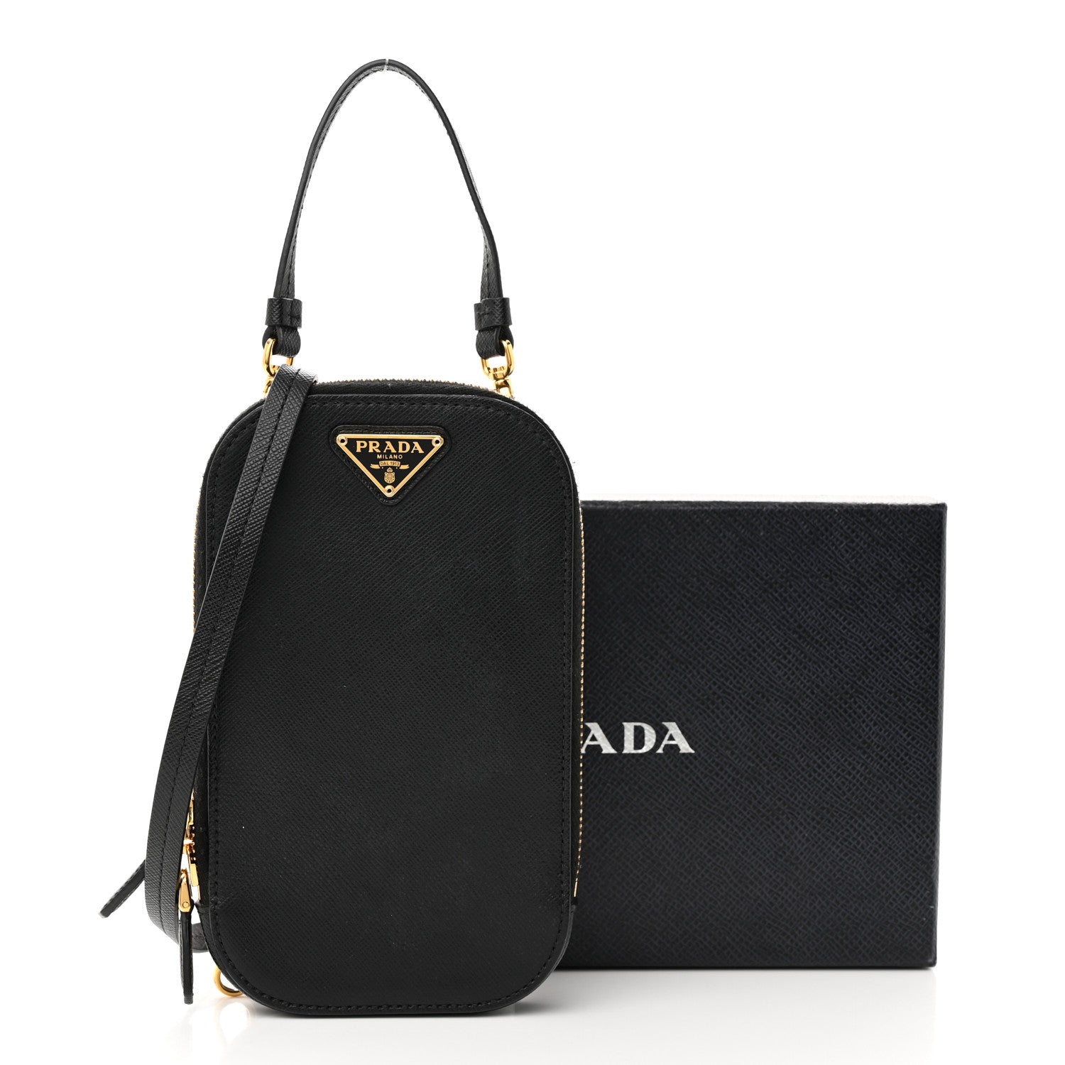 Prada Saffiano Mini Bag Black 16 of 16