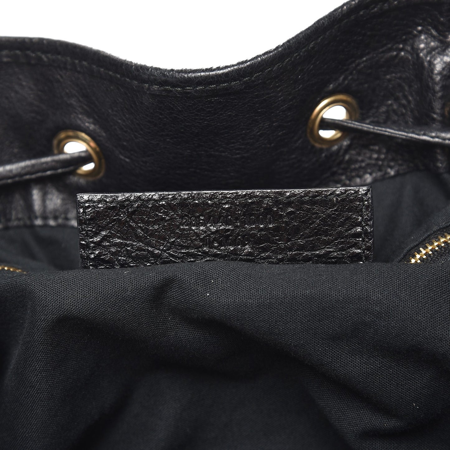 Agneau Giant 12 Gold Hardware Pompon Black