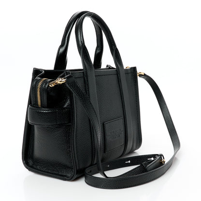 Marc Jacobs Grained Calfskin Small The Tote Bag Black 3 of 12