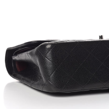 Chanel Caviar Quilted Jumbo Double Flap Black 5 of 10