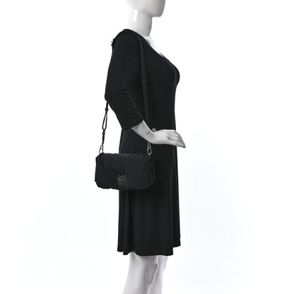 Loewe Nylon Mini Goya Puffer Bag Black 2 of 8