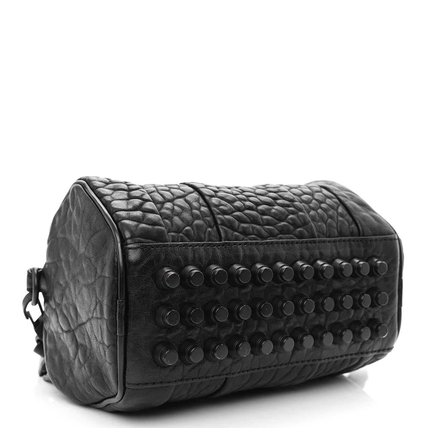 Alexander Wang Pebbled Lambskin Mini Rockie Black Matte Black Hardware 4 of 9