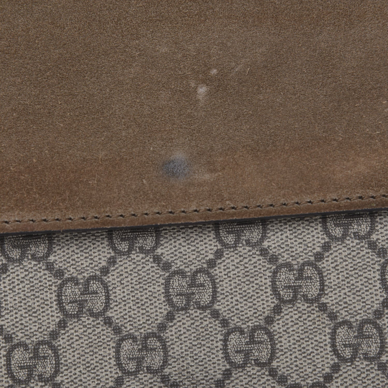 Gucci GG Supreme Monogram Small Dionysus Shoulder Bag Taupe 14 of 16