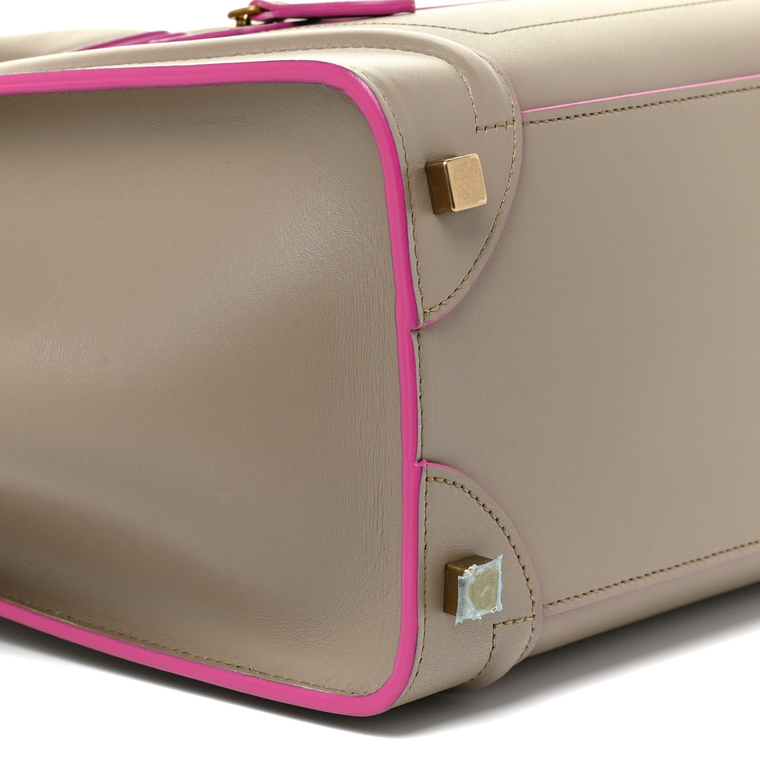 Celine Palmelato Calfskin Micro Luggage Beige 11 of 12