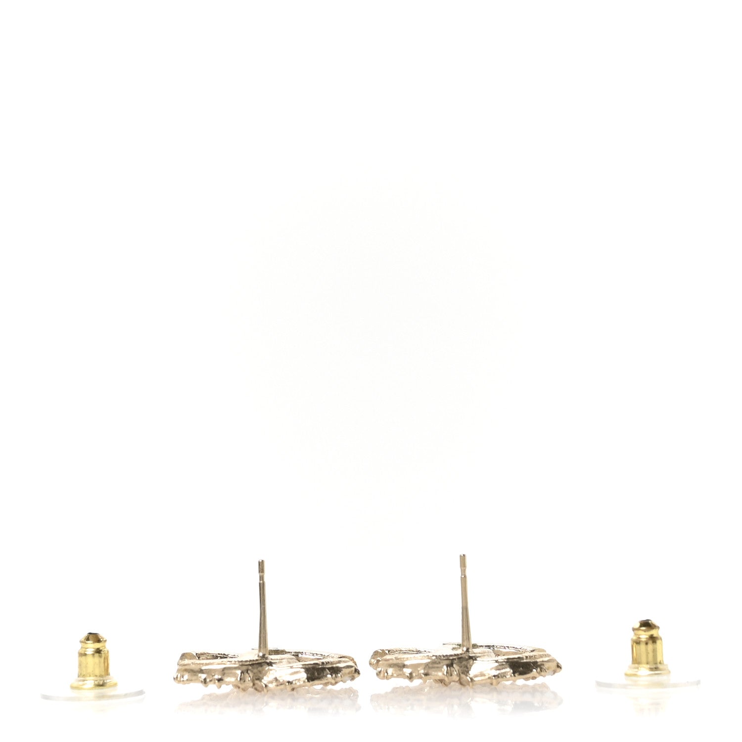 Chanel Pearl CC Earrings Gold 3 of 5