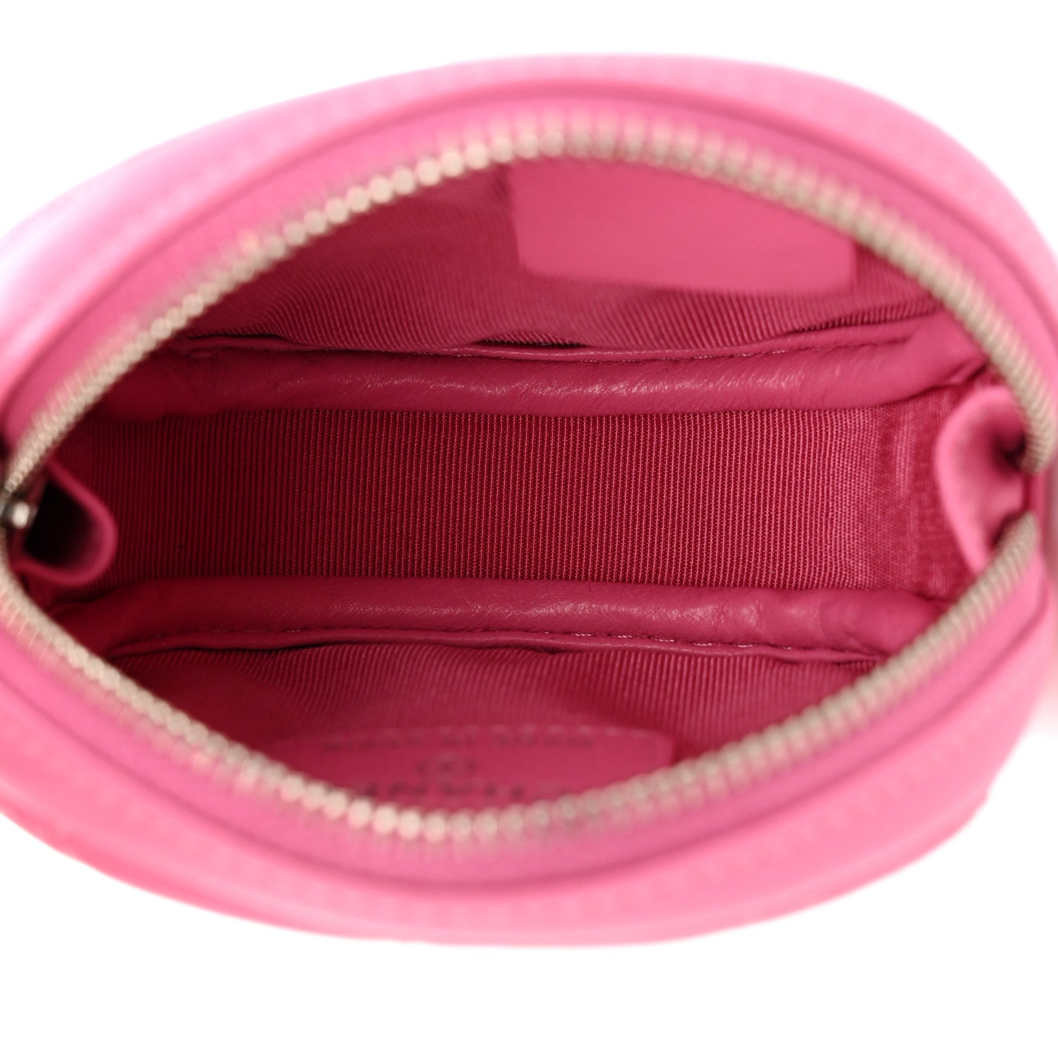 Chanel Lambskin Quilted Zip Around Classic Coin Purse Pink 5 of 7