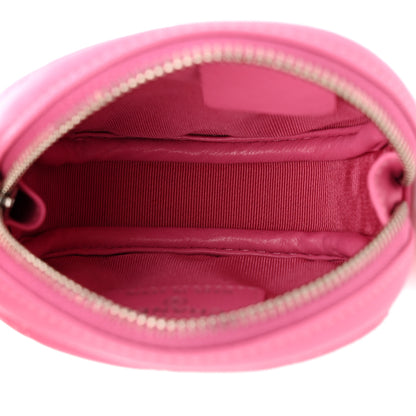 Chanel Lambskin Quilted Zip Around Classic Coin Purse Pink 5 of 7