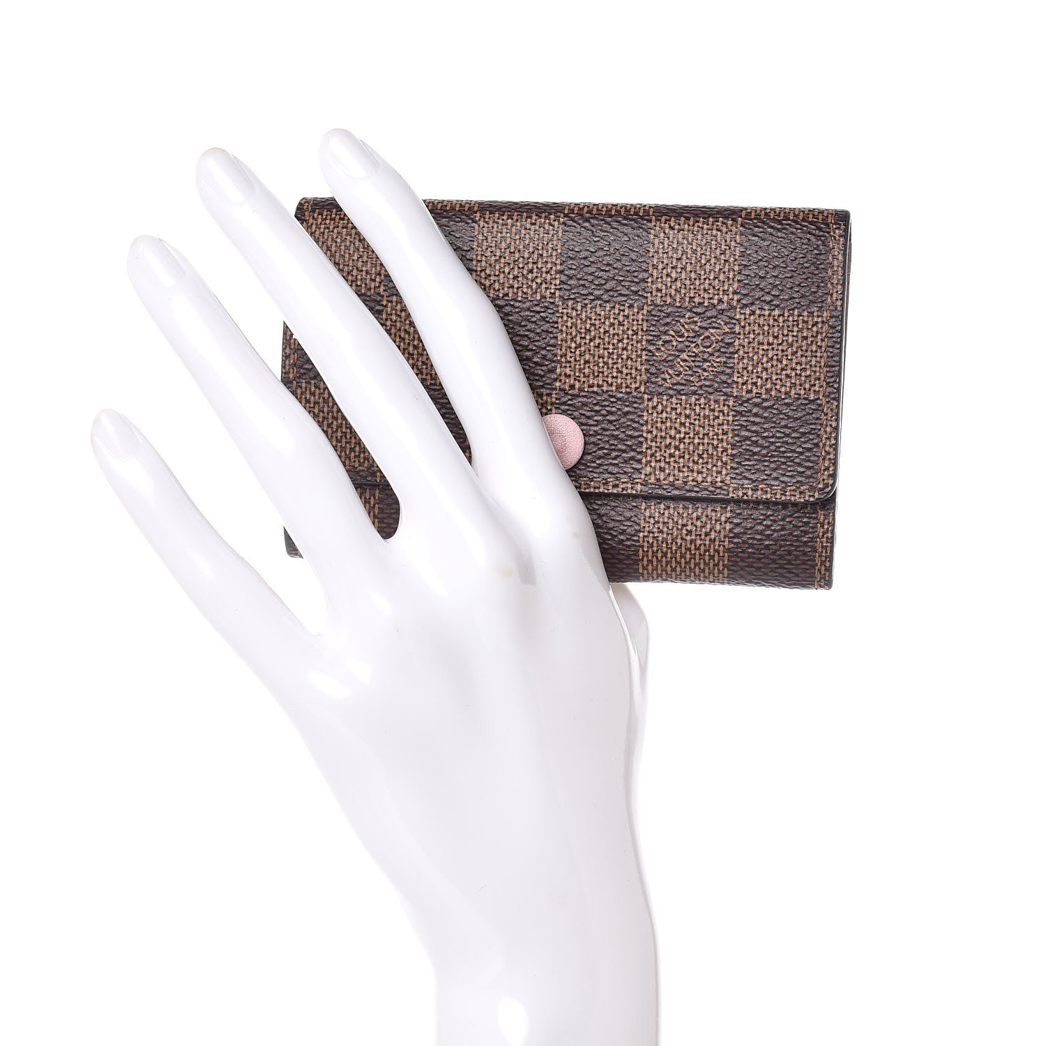 Louis Vuitton Damier Ebene Multicles 6 Key Holder Rose Ballerine 2 of 10