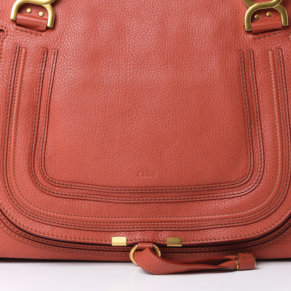 Chloe Calfskin Large Marcie Satchel Maple Leaf 7 of 9