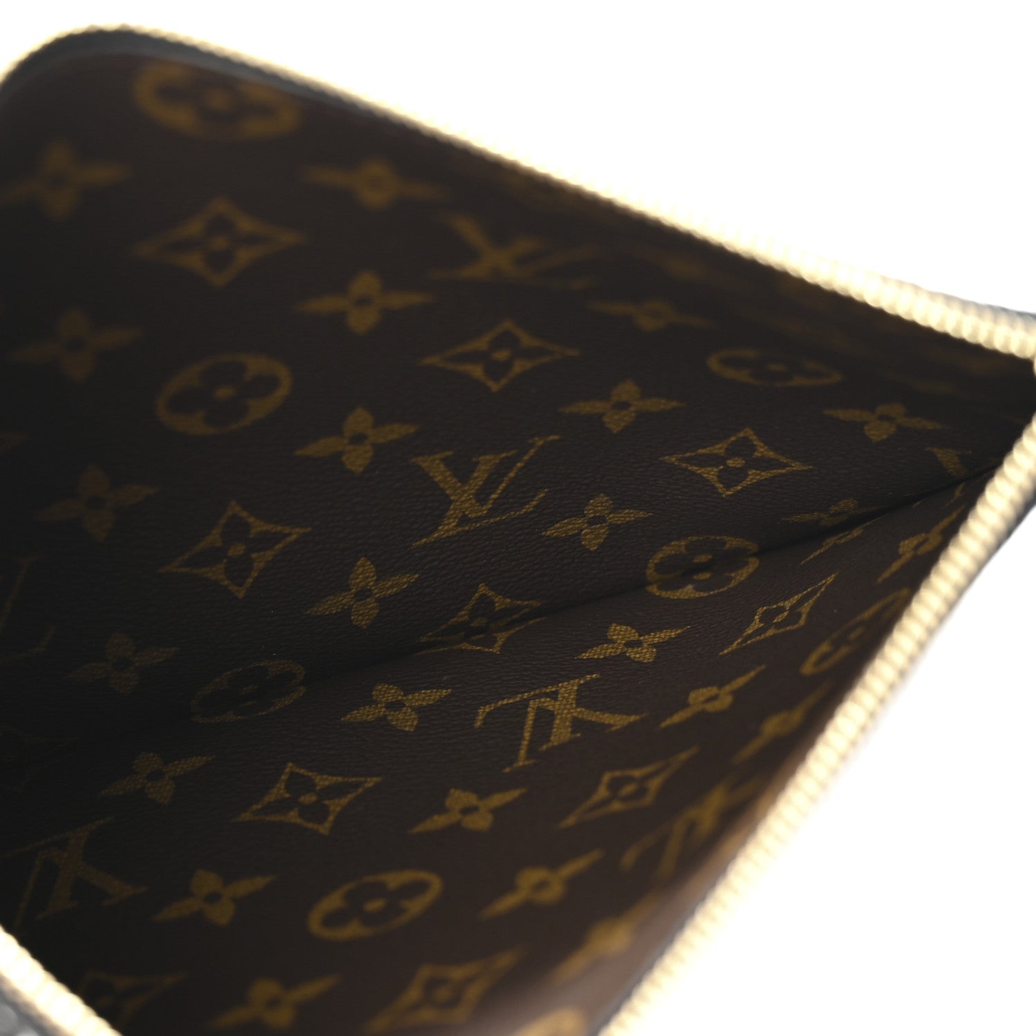 Louis Vuitton Calfskin Neverfull Inside Out MM Pochette Black 5 of 7