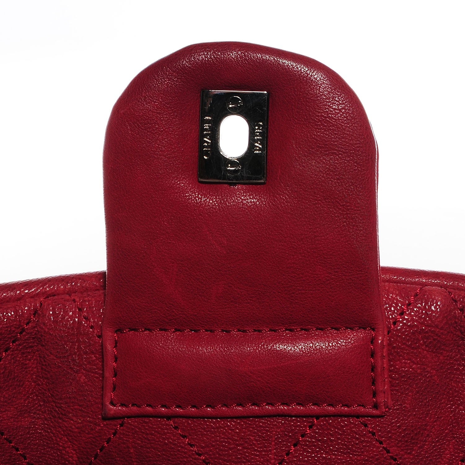 Chanel Calfskin Vintage Traveler Bag Red 5 of 8