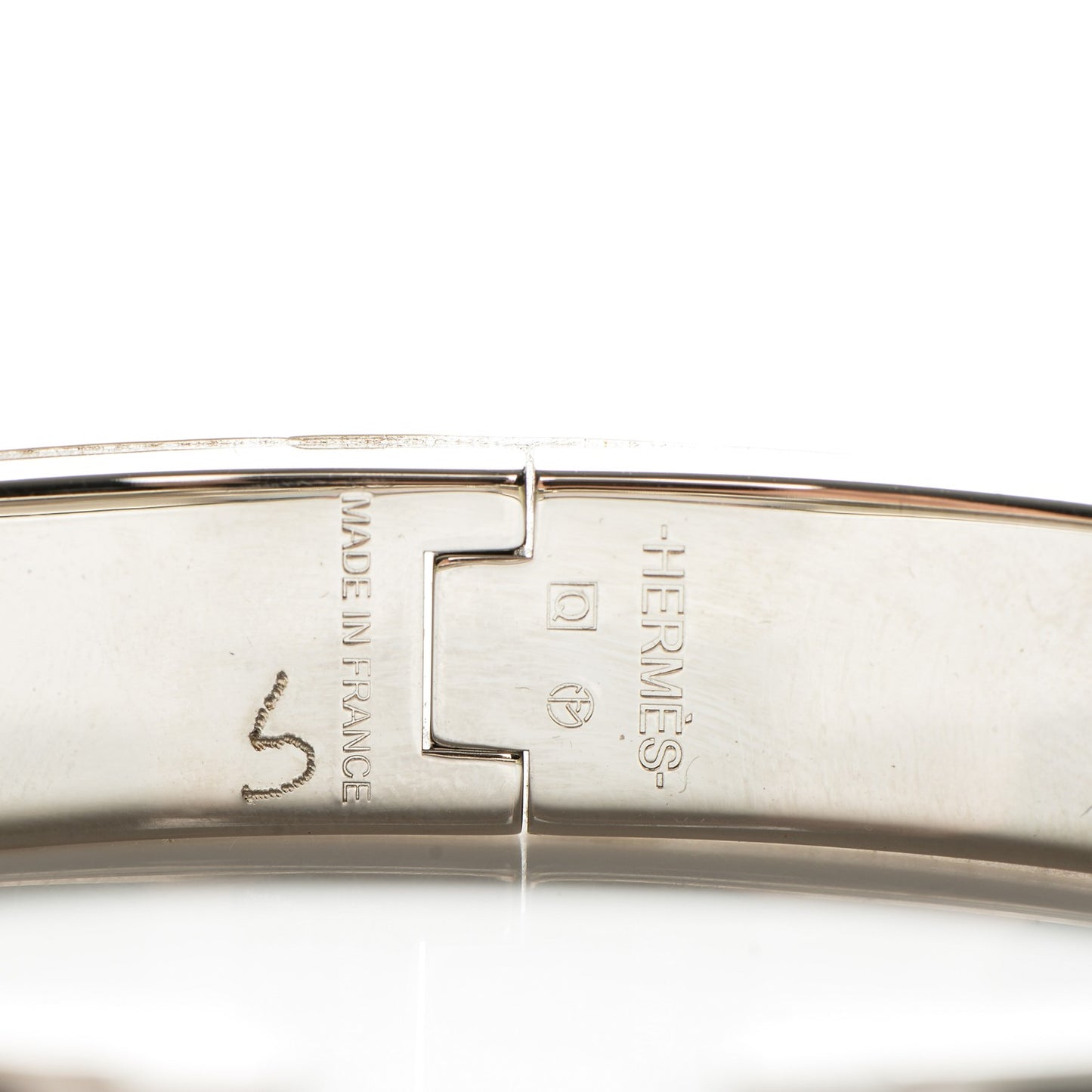 Enamel Narrow Clic Clac HH Bracelet GM Cachou