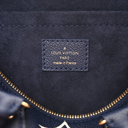 Louis Vuitton Empreinte Monogram Giant Speedy Bandouliere 20 Navy Creme 6 of 10